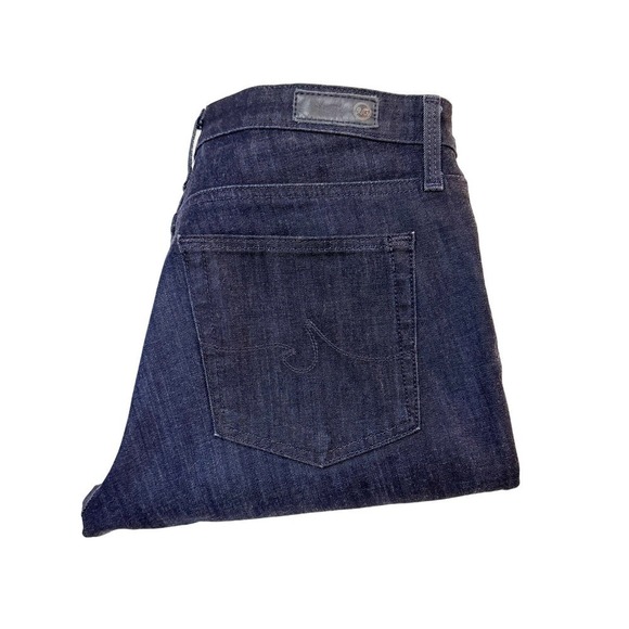 AG The Prima Cigarette Ankle Dark Wash Denim Skinny Jeans Size 27 MINT - Picture 1 of 7